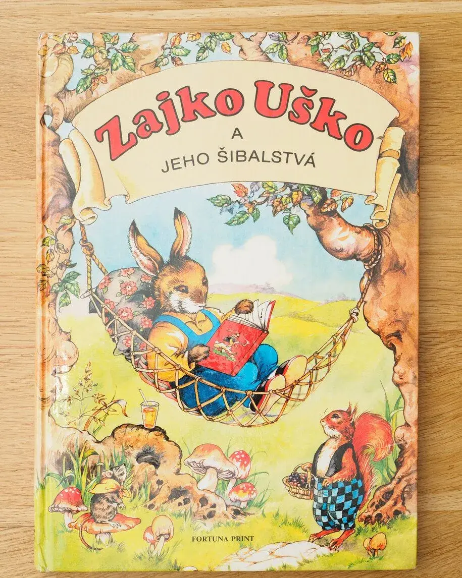 Zajko uško knížka slovenská