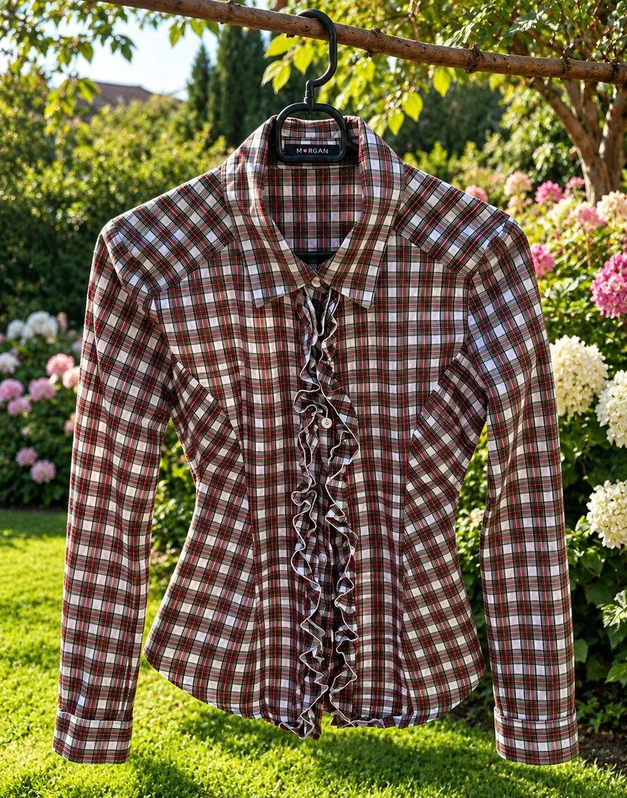 👚 Značkové dámské košile MORGAN & BLAUER USA – vel. S – jak