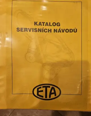 Desky na servisní navody ETA