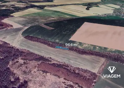 Les 964 m², Podíl 67 % o výměře 643 m²
