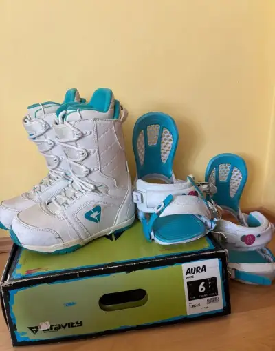 Snowboardové boty Gravity Aura + vázání, vel. 39,5
