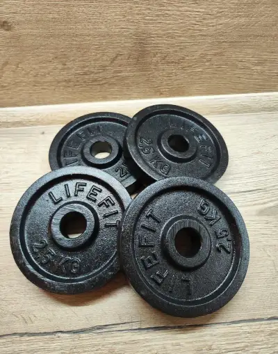 Kotouče - závaží LIFEFIT 2,5kg, 4 ks