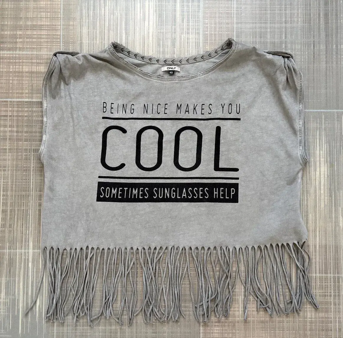 Letni top bez rukavu s trasnemi zn.Only - vel.XS