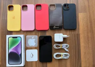 Apple iPhone 14 128GB – stav A+, baterie 87 %, ochranné sklo