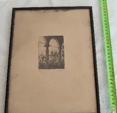 Grafika - královský letohrádek Belveder, F. Kuhn