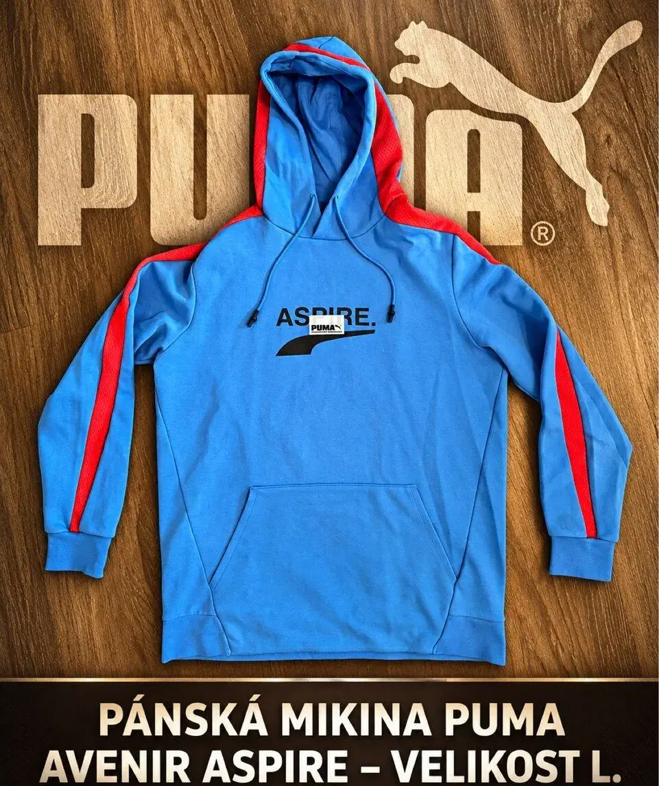 PÁNSKÁ MIKINA PUMA AVENIR ASPIRE – VELIKOST L