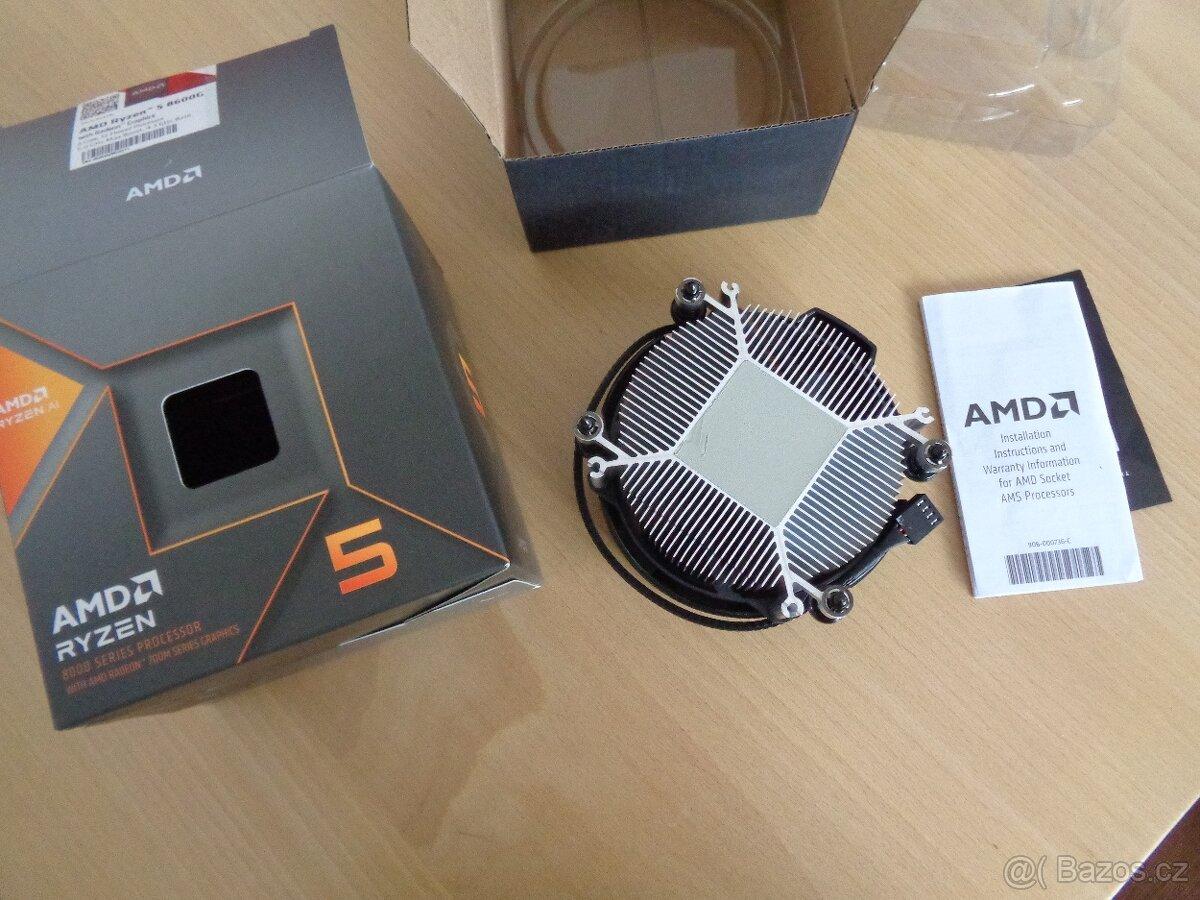 Aktivní chlazení procesoru AMD Ryzen 5 8600 G