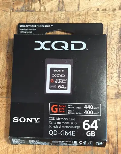 Sony XQD 64 GB - ZAMLUVENO