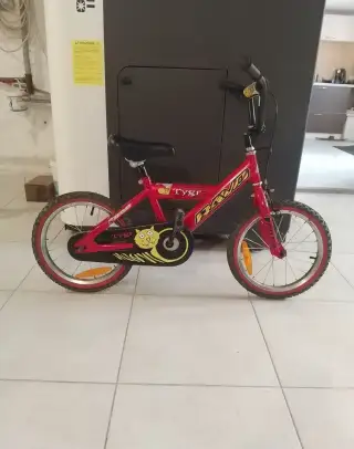 Dětské kolo 16" + přilba