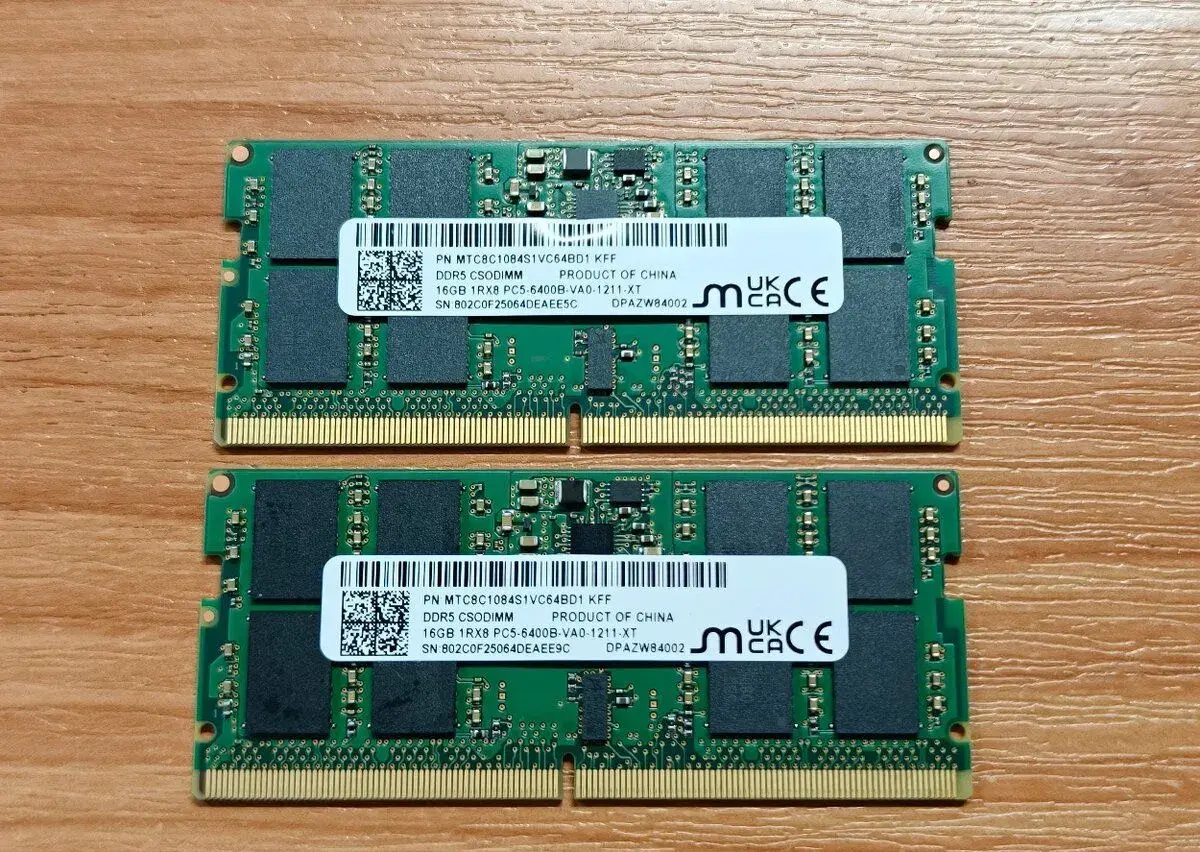 MICRON KIT 32GB DDR5 6400MHZ CL52 SO-DIMM
