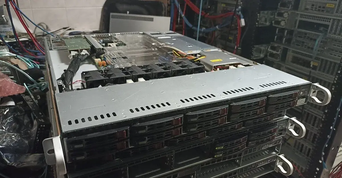 1U Supermicro - X10SRW-F, E5-2630v4, 16GB RAM, 6xNVME