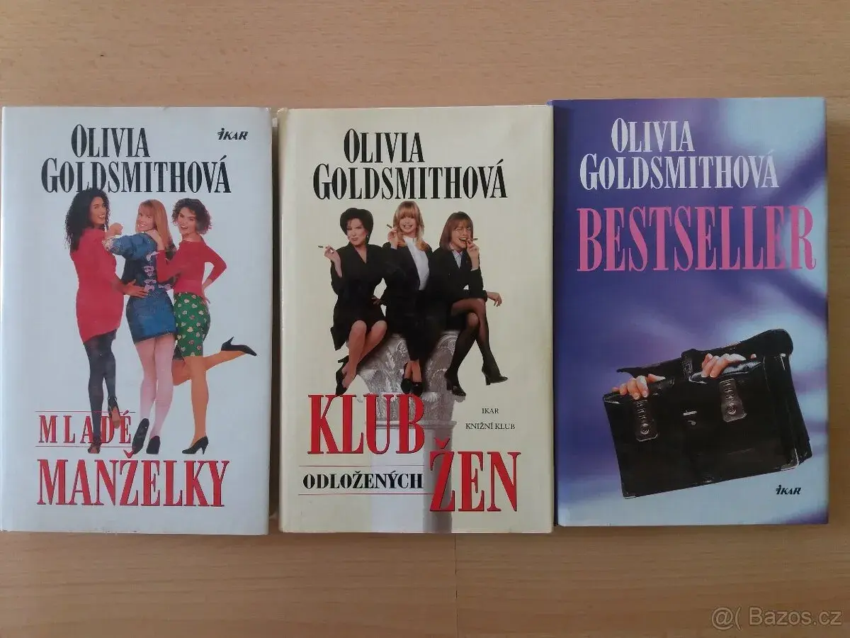 Knihy 3x Olivia Goldsmithová - knihy pro ženy