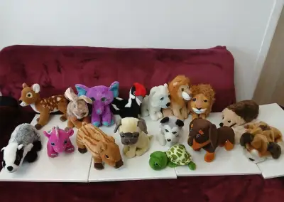 Různí plyšáci dle fotek