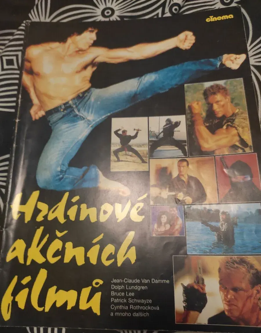 Kniha Hrdinové akčních filmů cinema