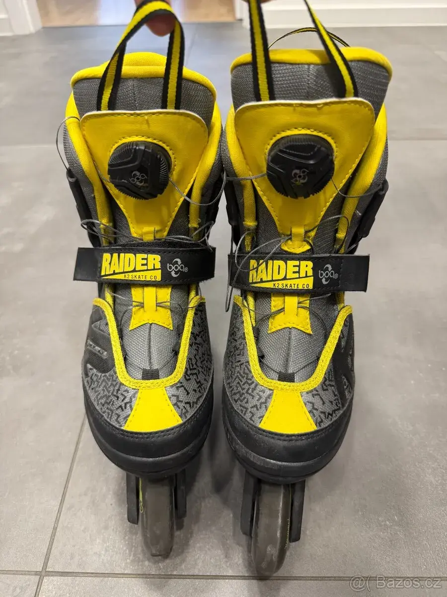 Posuvné inline brusle K2 Raider Boa, vel. 32-37