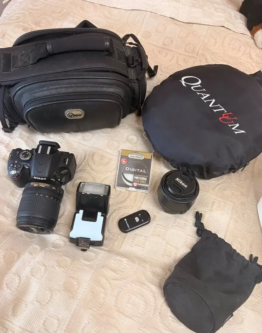 Nikon D5100 – kompletní fotografická sada se 2 objektivy a p