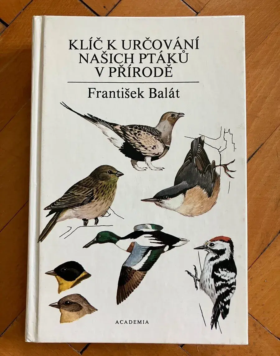 F. Balát: Klíč k určování ptáků v přírodě (1986)
