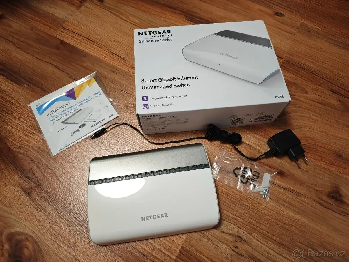 8portový Gigabit Switch Netgear GS908