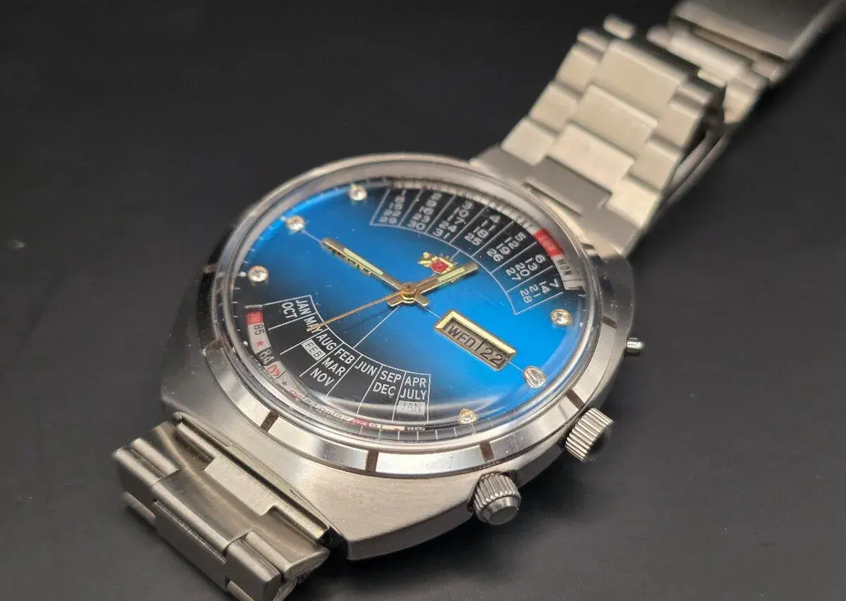 Orient Vintage – modrý ciferník, automatické hodinky