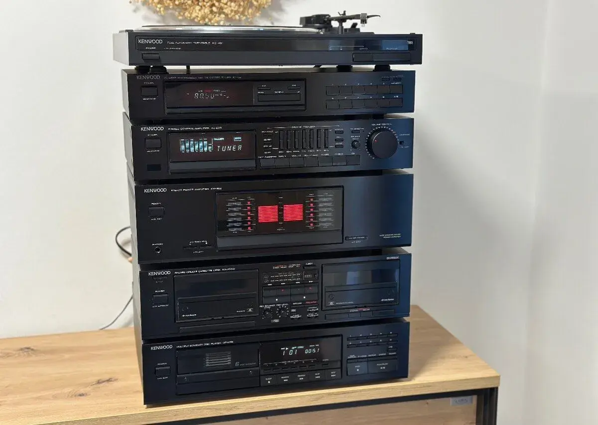 KENWOOD KM-208 KVALITNÍ STEREO SESTAVA KOMPONENTY