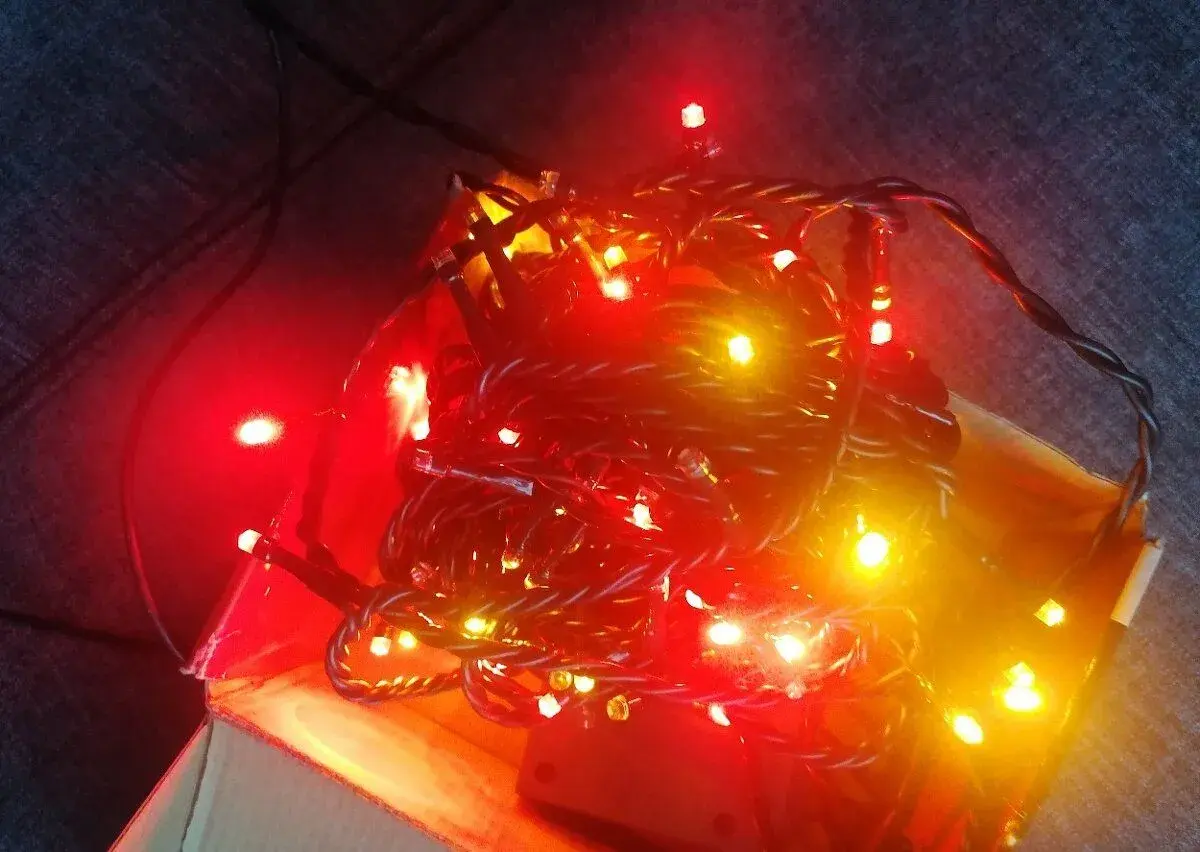 Nové vánoční osvětlení 100 LED