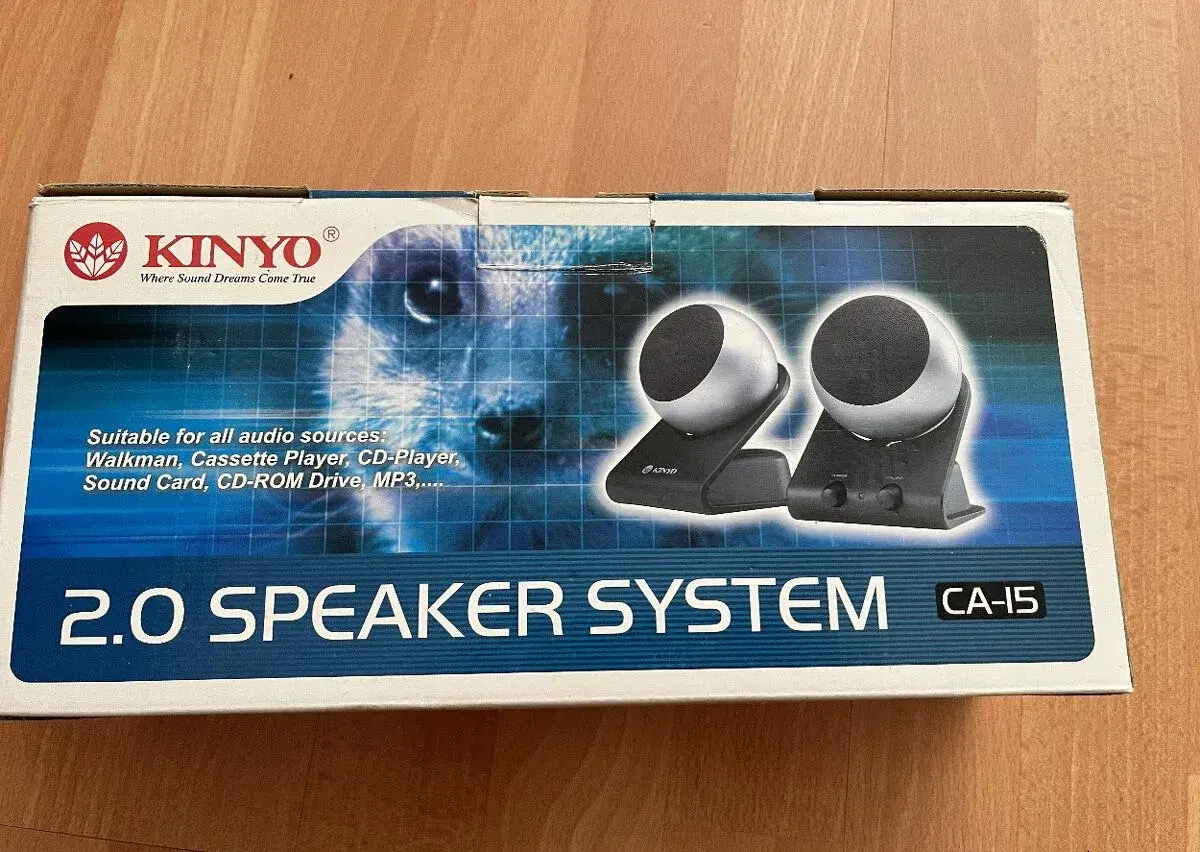 Repro k PC Kinyo CA-15 včetně adaptéru