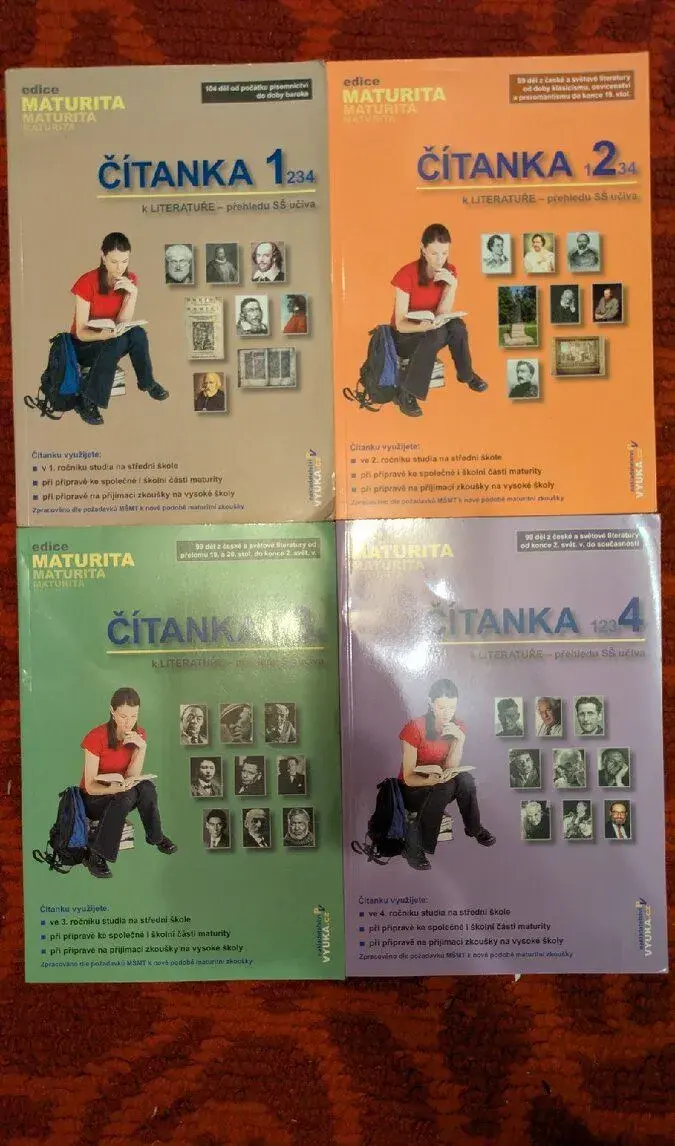 Čítanky maturita 1 - 4