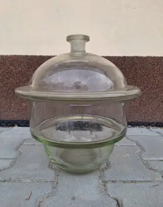 Skleněný exsikátor Ø 30 cm – aerárium / florárium / dekorace