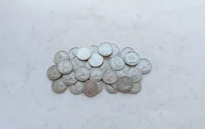 Stříbrné mince 10 Cents Alžběta II. Kanada