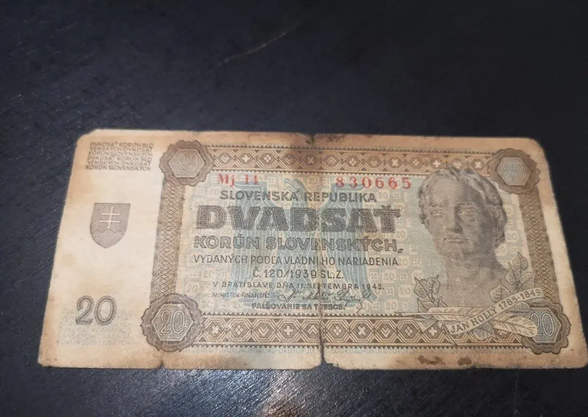 Slovenský Stát, 20 Korun, 1942