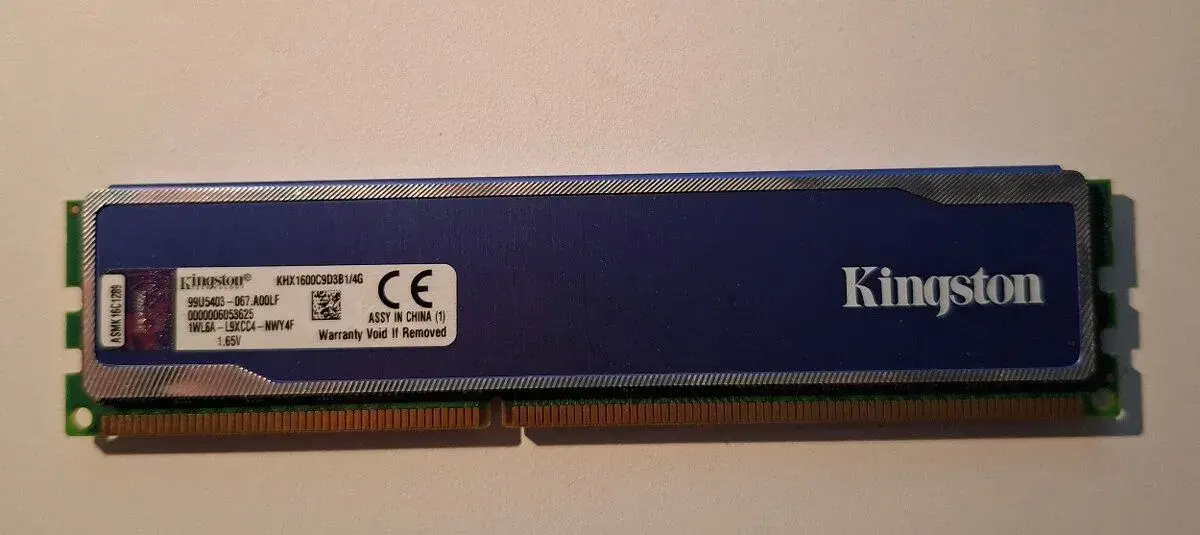 Kingston HyperX DDR3 4GB 1600MHz CL9 KHX1600C9D3/4G