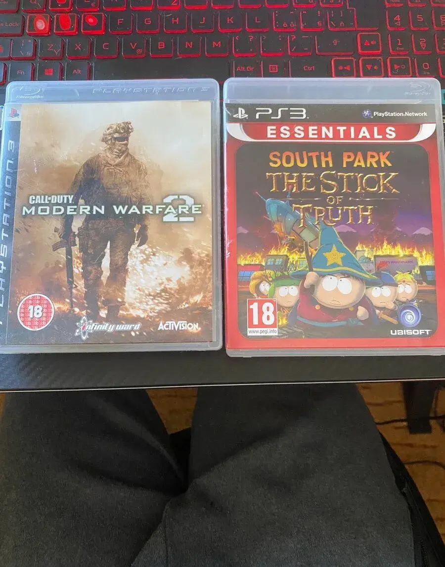 Call of duty Modern Warfare2 a South Park The Stick of Truth