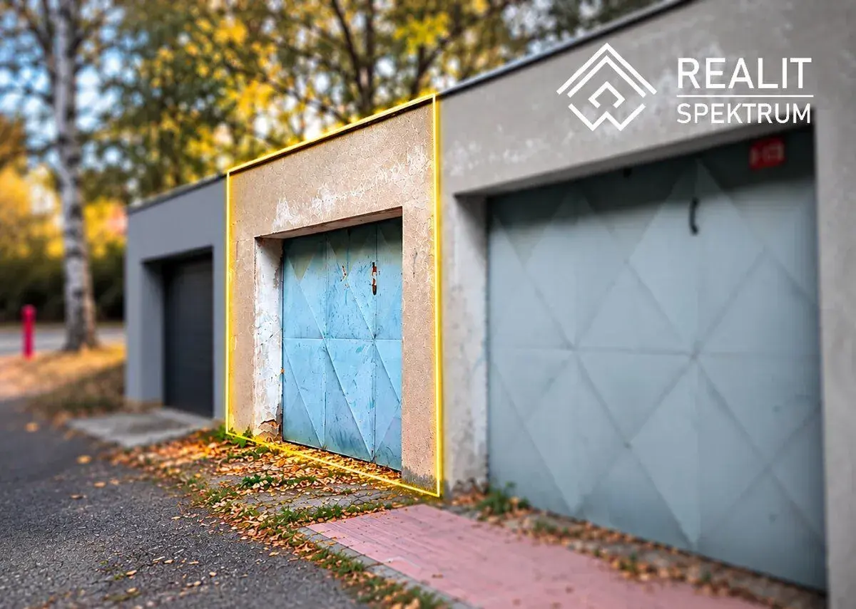 Zděná garáž 22 m² na Dukle, Ústí nad Orlicí