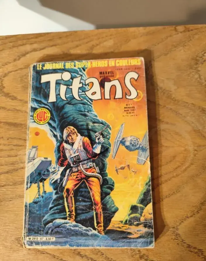 starý komiks Titans No.67 -francouzsky, 1984
