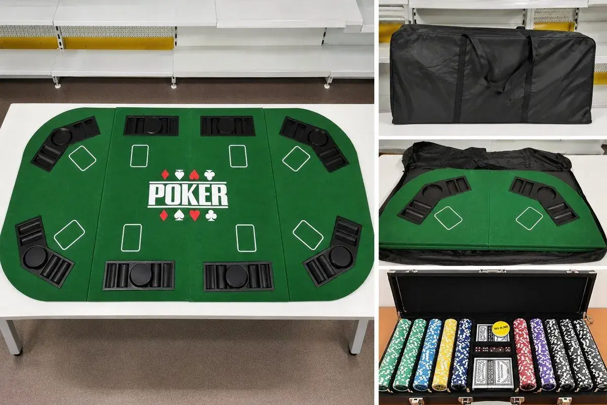 Pokerovou sadu s rozkládacím hřištěm