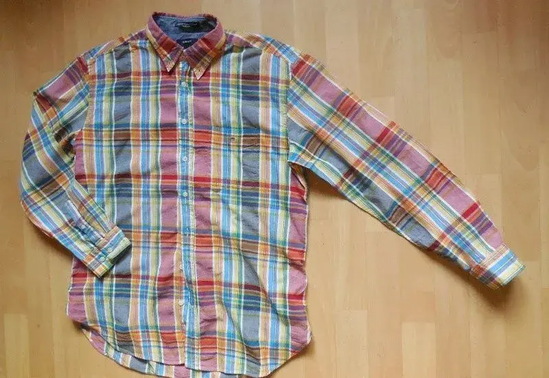 pánská Gant kostkovaná košile, flanel , dl. ruk, XL /44