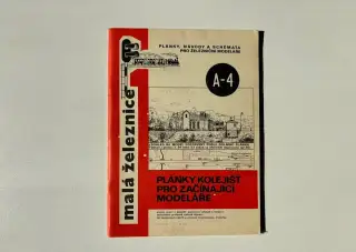 Plánky kolejišť pro začínající modeláře, A-4, 1983