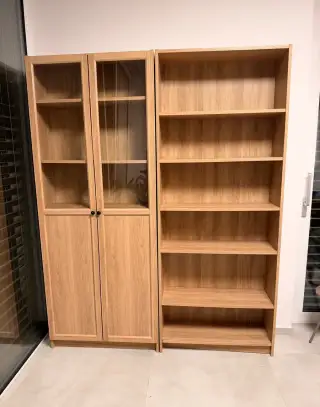 Knihovna ikea billy dub