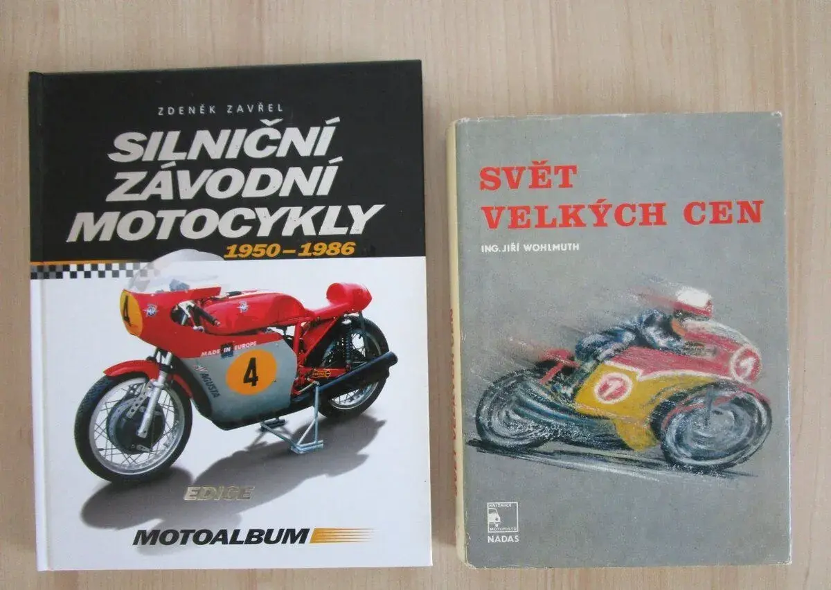 Z. Zavřel - SILNIČNÍ ZÁVODNÍ MOTOCYKLY 1950-1986 + 1 kniha