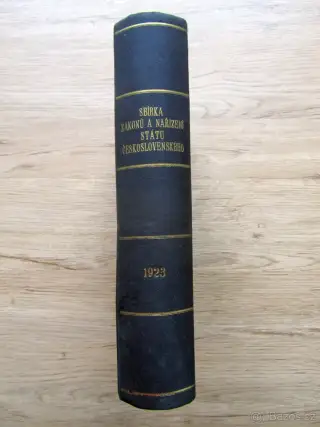 Sbírka zákonů a nařízení 1923 – prodej sbírky starých knih