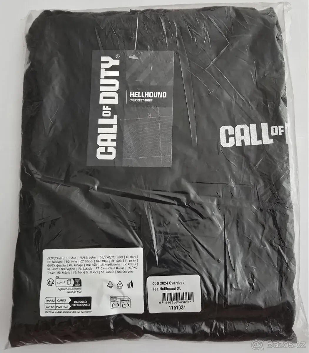 NOVÉ triko Call of Duty, velikost XL