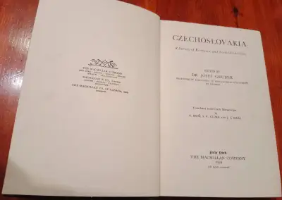 Historická kniha Czechoslovakia 1924