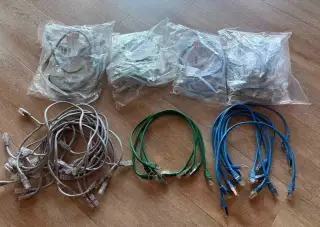 Propojovací kabel RJ45/RJ45 UTP 0,5m kat. 5e