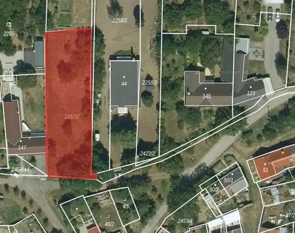 Prodej stavebního pozemku 1228 m² Našiměřice