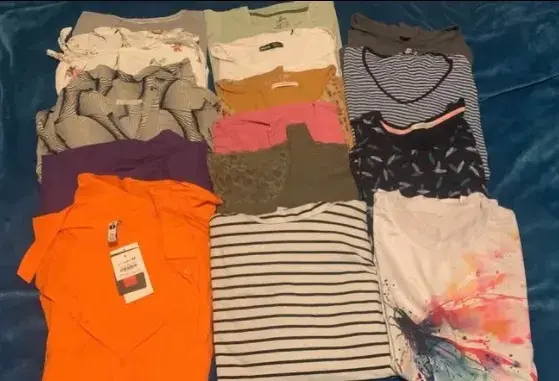 Balík dámského oblečení XL/XXL-55 kusů
