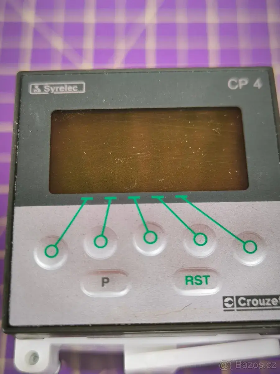 čitač CP4, LCD display