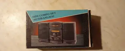 Mini stereo souprava se 2 reproduktory (funkční)