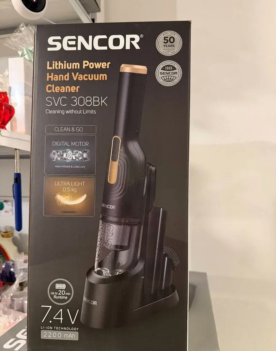 ruční vysavač nový SENCOR SVC 308BK záruka