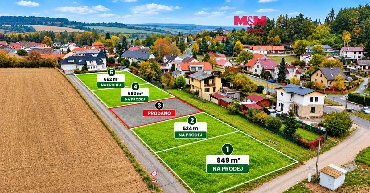 Prodej pozemku k bydlení, 524 m², Třemošná