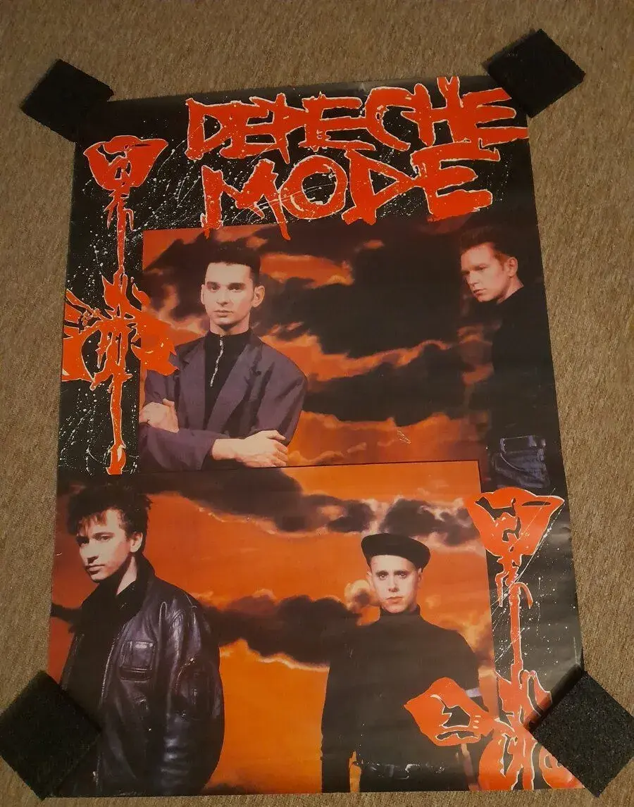 3x RETRO PLAKÁT SKUPINY DEPECHE MODE
